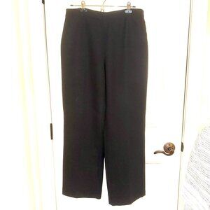 Le Suit lined pants black dress trousers office formal Women's Size 10